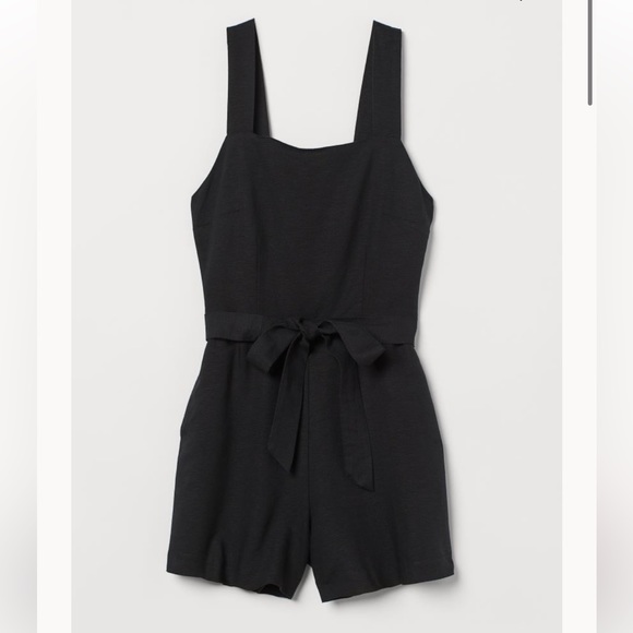 H&M Pants - H&M Linen-Blend Romper